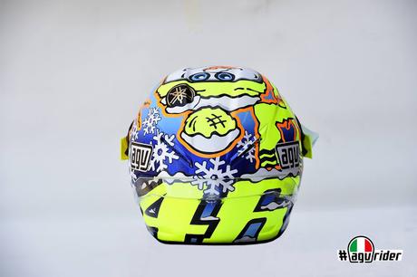 Agv PistaGP V.Rossi Winter Test 2016 by Drudi Performance - painted by DiD Design