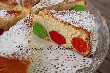 Torta a pois per carnevale!!