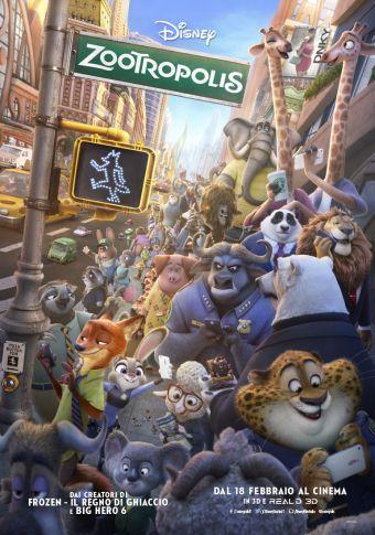 Questa sera, nel cuore di Roma, tutte le strade portano a Zootropolis