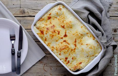 Crespelle di Farina di Castagne con Radicchio Tardivo e Gorgonzola Piccante