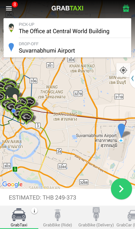 Grab: il modo semplice di prendere un taxi (e non solo) a Bangkok