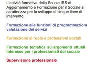 Istituto Ricerca Sociale Milano: PROPOSTE FORMATIVE 2016