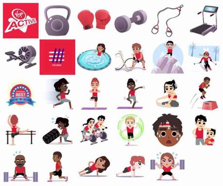 Virgin Active e il primo set di emoji personalizzati #Emojivation