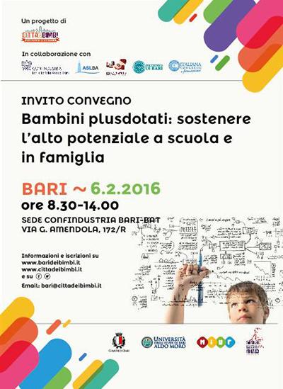 Bambini plusdotati a scuola e in famiglia