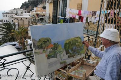 Tavolozza: Colori di  POSITANO e i suoi artisti