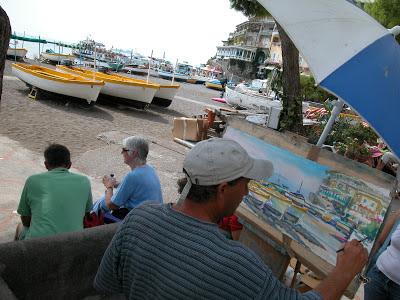 Tavolozza: Colori di  POSITANO e i suoi artisti