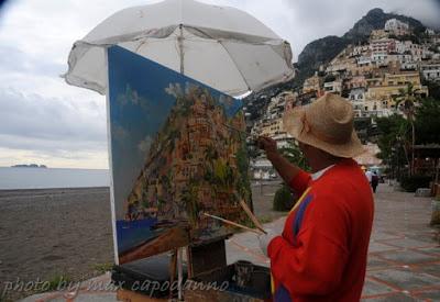 Tavolozza: Colori di  POSITANO e i suoi artisti