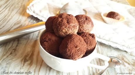 Rum & Chocolate Truffles