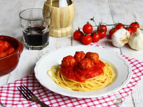 Meatballs spaghetti - spaghetti con le polpettine