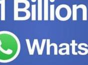 Miliardo utenti sono registrati WhatsApp