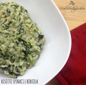 risotto spinaci e robiola
