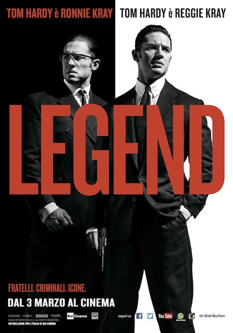 Legend: online il nuovo trailer italiano, il poster ufficiale e nuove foto dal film