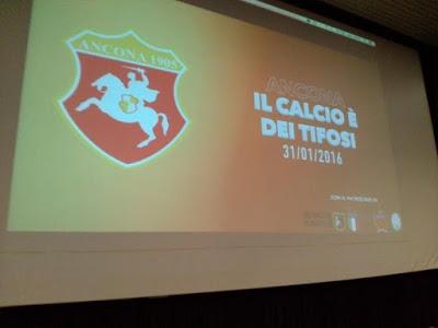 ''Il calcio è dei tifosi'' passaggio storico per la città di Ancona ed il calcio italiano