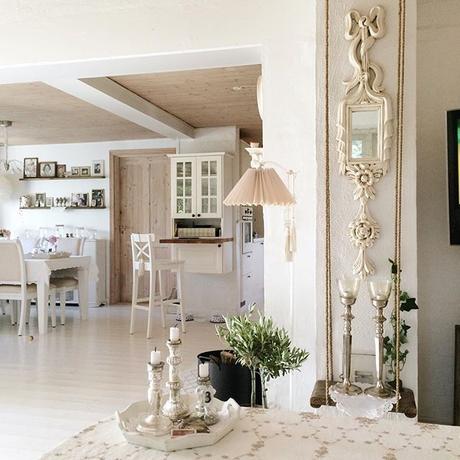 Stile Nordico e Shabby Chic  a casa di Lone