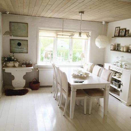 Stile Nordico e Shabby Chic  a casa di Lone