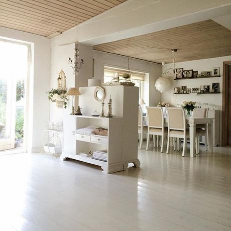 Stile Nordico e Shabby Chic  a casa di Lone