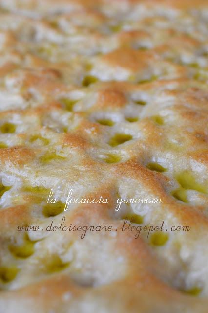 Focaccia genovese con biga