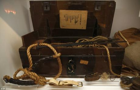 Memorabilia Execution box No.9 from Wandsworth Prison, which was sent around Britain to be used as required