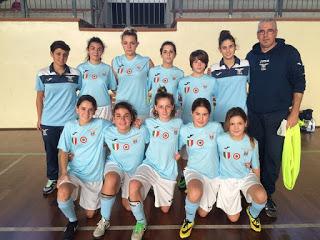 Lazio C5 femminile, prima in classifica campionato Allieve
