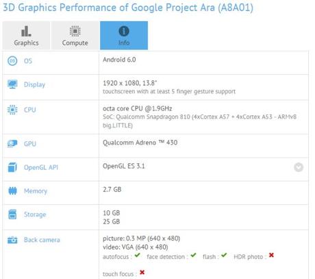 Project Ara GFXBench