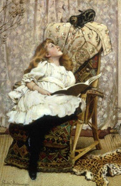 Charles Burton Barber, Victorian painter of children and pets.