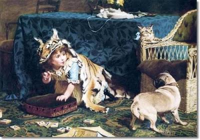 Charles Burton Barber, Victorian painter of children and pets.