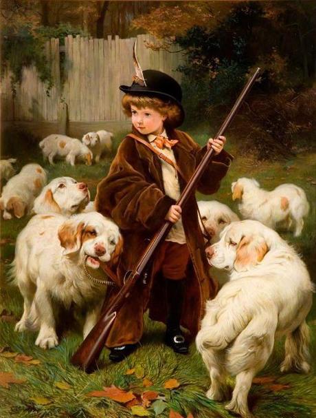 Charles Burton Barber, Victorian painter of children and pets.