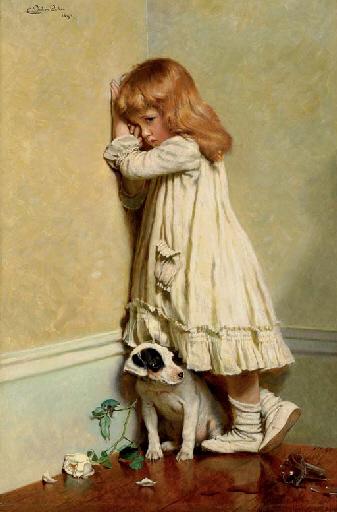 Charles Burton Barber, Victorian painter of children and pets.