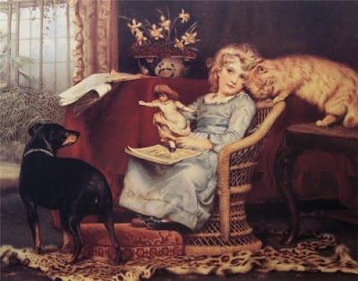 Charles Burton Barber, Victorian painter of children and pets.