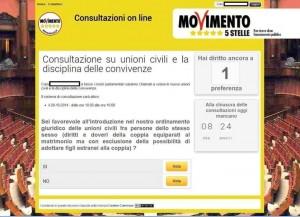 Il M5S sulle Unioni Civili lascia libertà di coscienza ai suoi parlamentari ma mente agli elettori