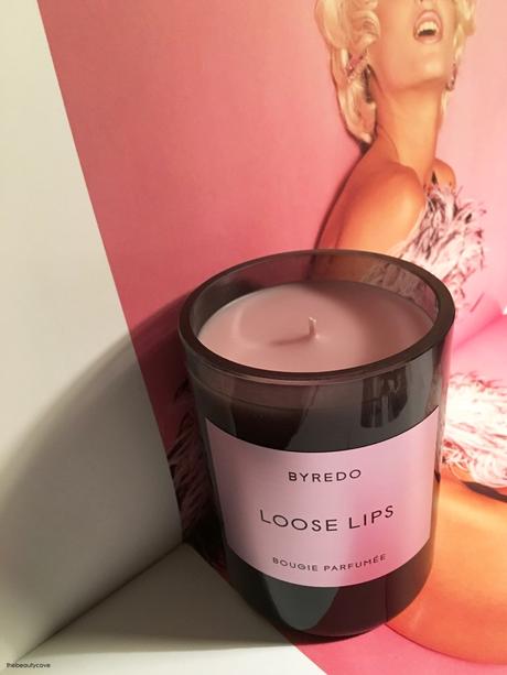 La candela profumata rosè LOOSE LIPS di BYREDO • San Valentino 2016