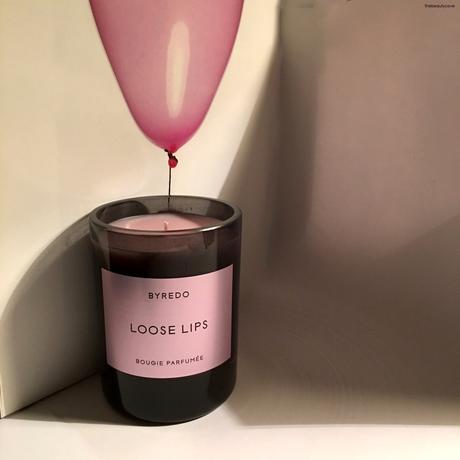 La candela profumata rosè LOOSE LIPS di BYREDO • San Valentino 2016