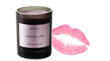 La candela profumata rosè LOOSE LIPS di BYREDO • San Valentino 2016