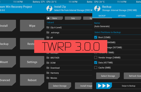 Si aggiorna la Recovery TWRP 3.0.0: Ecco le novità