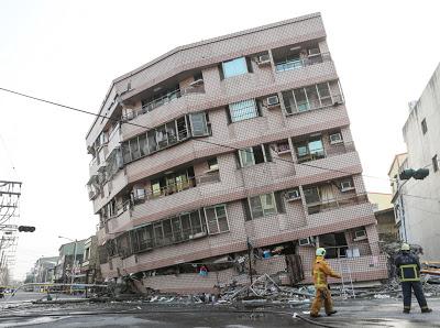 Terremoto nel sud di Taiwan