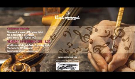 Mostra di liutera “Dall’albero al violino” Bergamo 12 febbraio