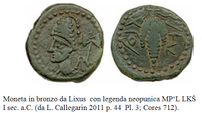 Archeologia e numismatica. Moneta con attestazione bilingue dell’antico nome della città di Lixus, di Roberto Casti