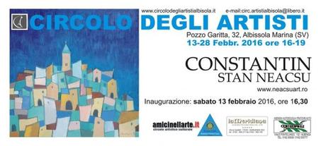 Albenga Constantin Stan Neacsu in mostra ad Albissola