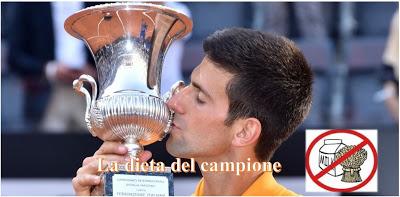Djokovic, leggenda del tennis: la sua dieta? Via  glutine, latte e  zucchero.