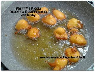 FRITTELLE CON RICOTTA E ZAFFERANO - Bimby - Laura Lau