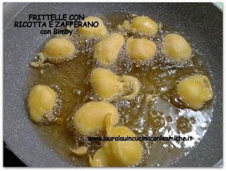 FRITTELLE CON RICOTTA E ZAFFERANO - Bimby - Laura Lau