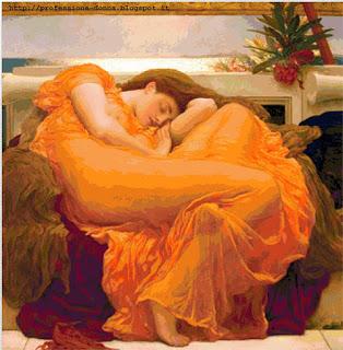 Schema a punto croce: Opera di  Frederic Leighton_1