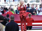 Look Lady Gaga Super Bowl National Anthem