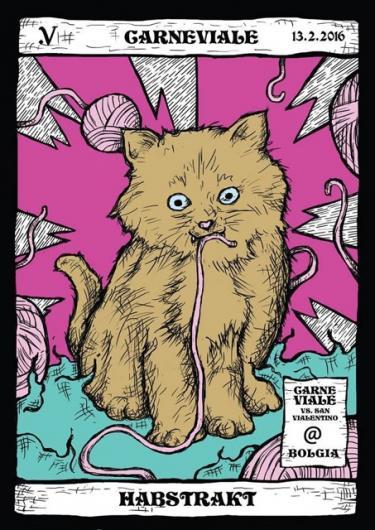 13/2 Carneviale - San Vialentino by VialeRossiProject @ Bolgia Bergamo. Al mixer Habstrakt