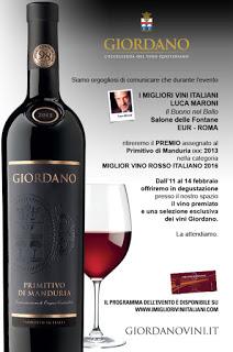 Giordano Vini per la prima volta a I migliori vini italiani