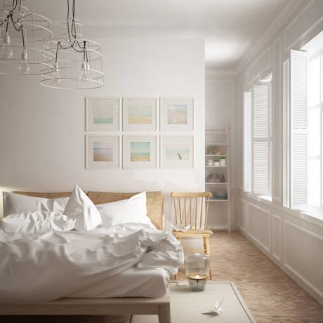 Scandinavian bedroom : Letti e testate di Eloisa Conti Visual