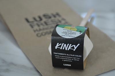 Kinky trattamento all'olio caldo di Lush: