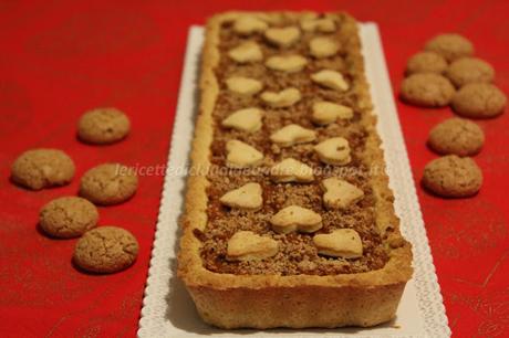 Crostata con confettura di zucca e amaretti