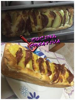 Plumcake patate provola e salame