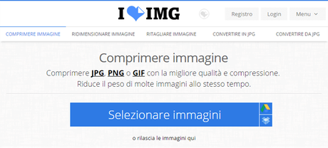 Modificare immagini online con iLoveImg